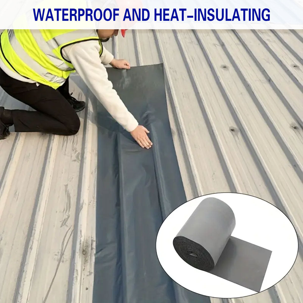 Waterproof Insulation Repair Tape 10/20cm x 5m for Roof Leaks