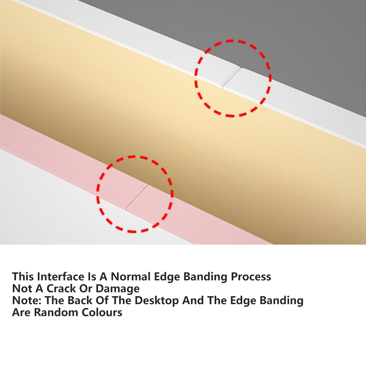 2 Pcs Monitor Riser and Desktop Storage Shelf MDF Beech Wood