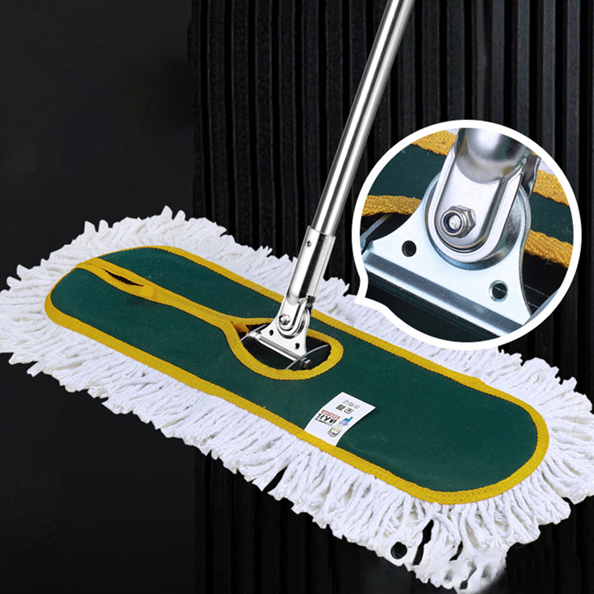 Extra Long Flat Mop with 180 Rotating Handle