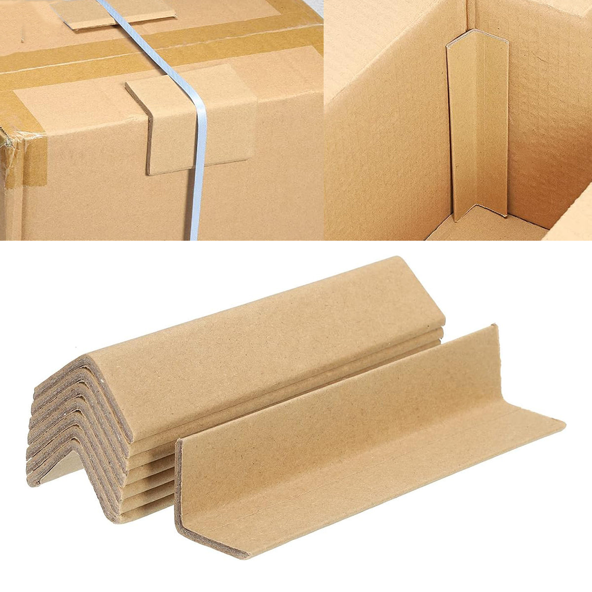 L-Shaped Paper Corner Protectors 100pcs Shipping