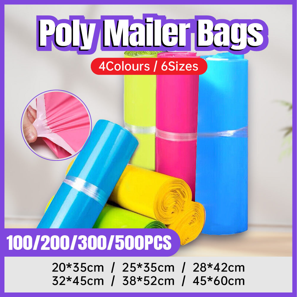 Poly Mailer Bags Self Sealing Plastic Courier Packing Satchels