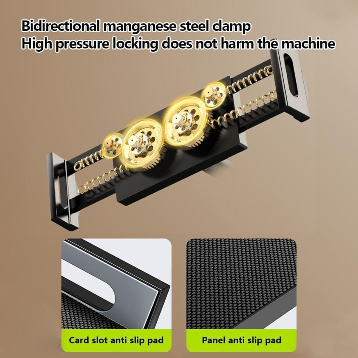 Folding Monitor Stand Adjustable Carbon Steel