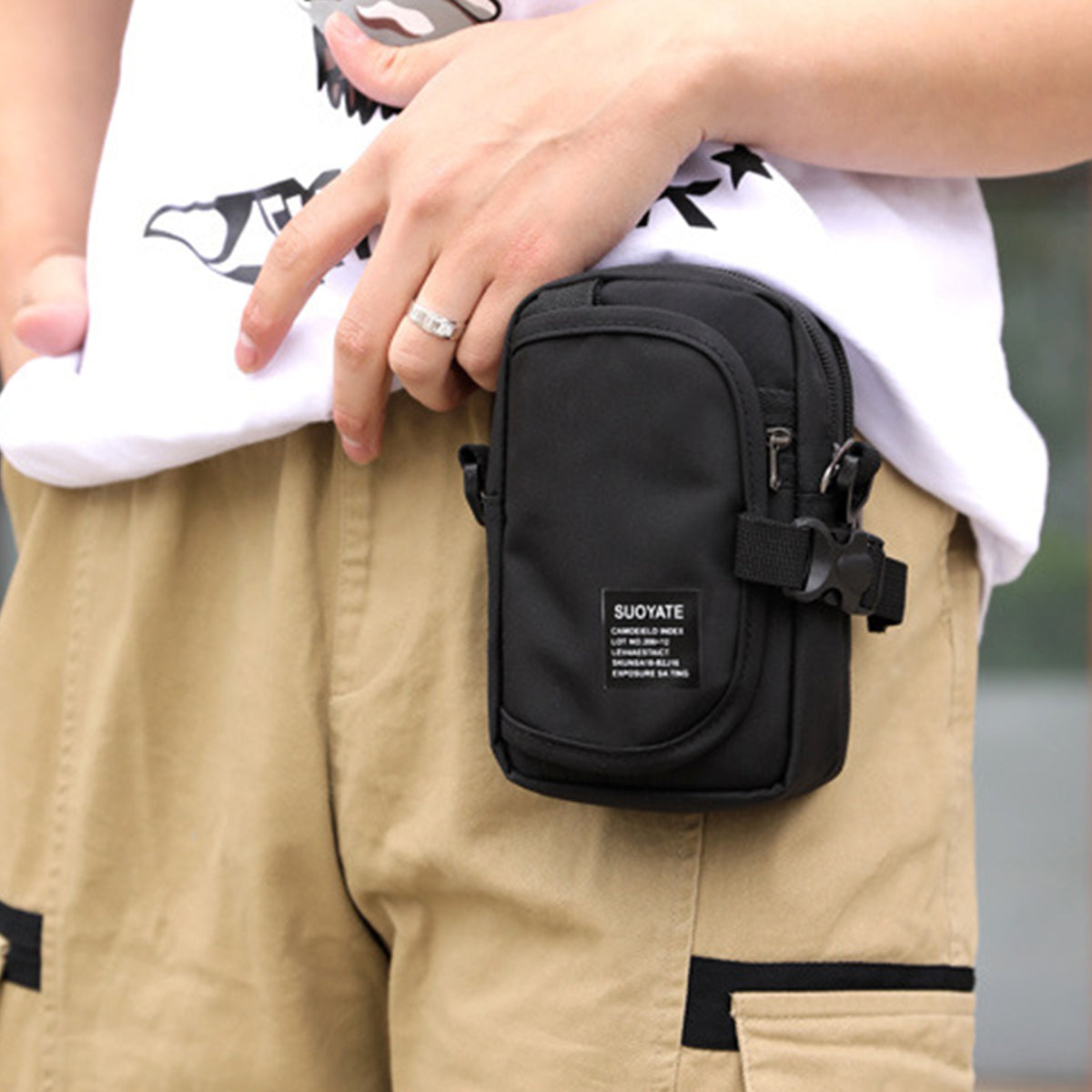 Water-Resistant Crossbody Bag with Multiple Styles
