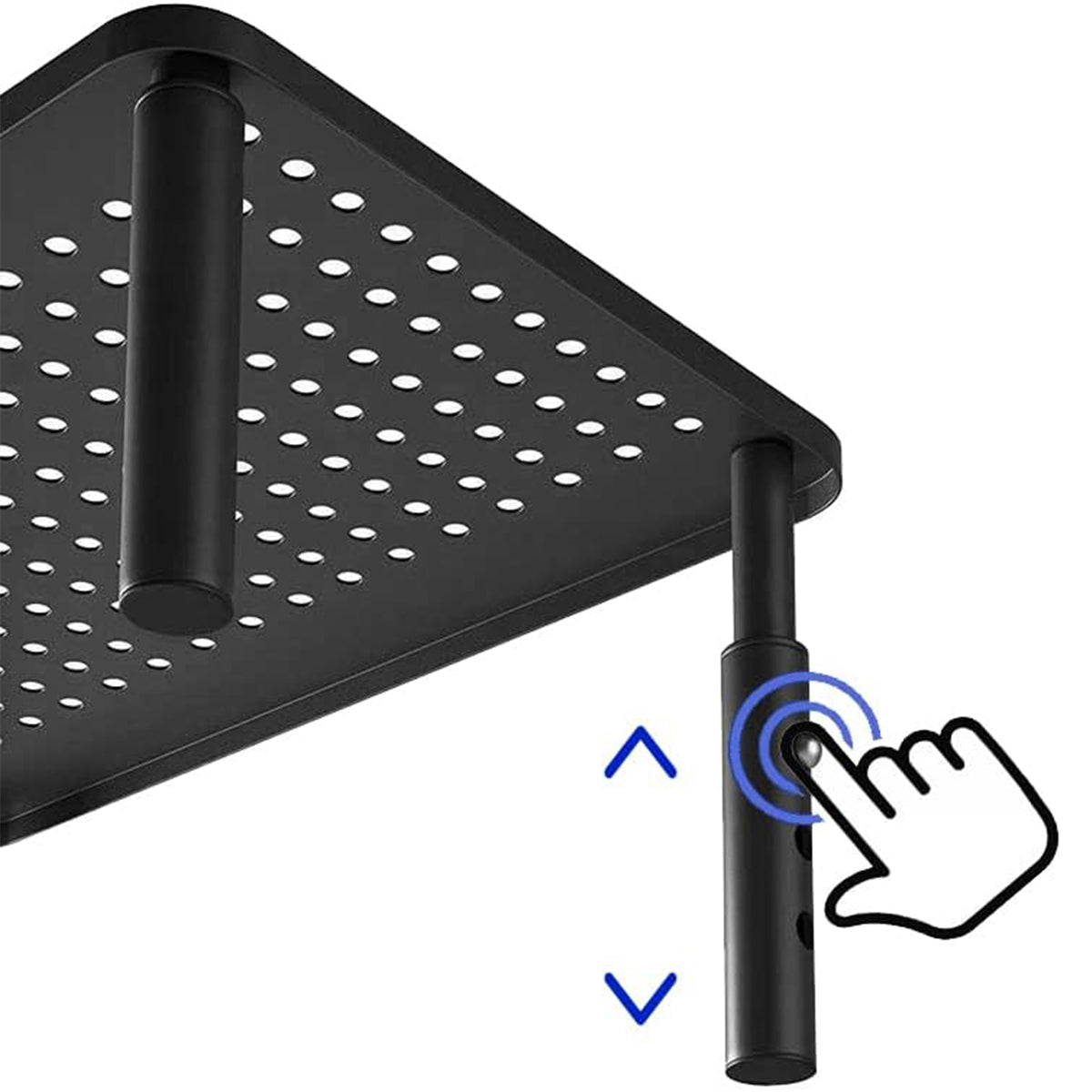 Aluminum Laptop Monitor Riser with 3-Level Height