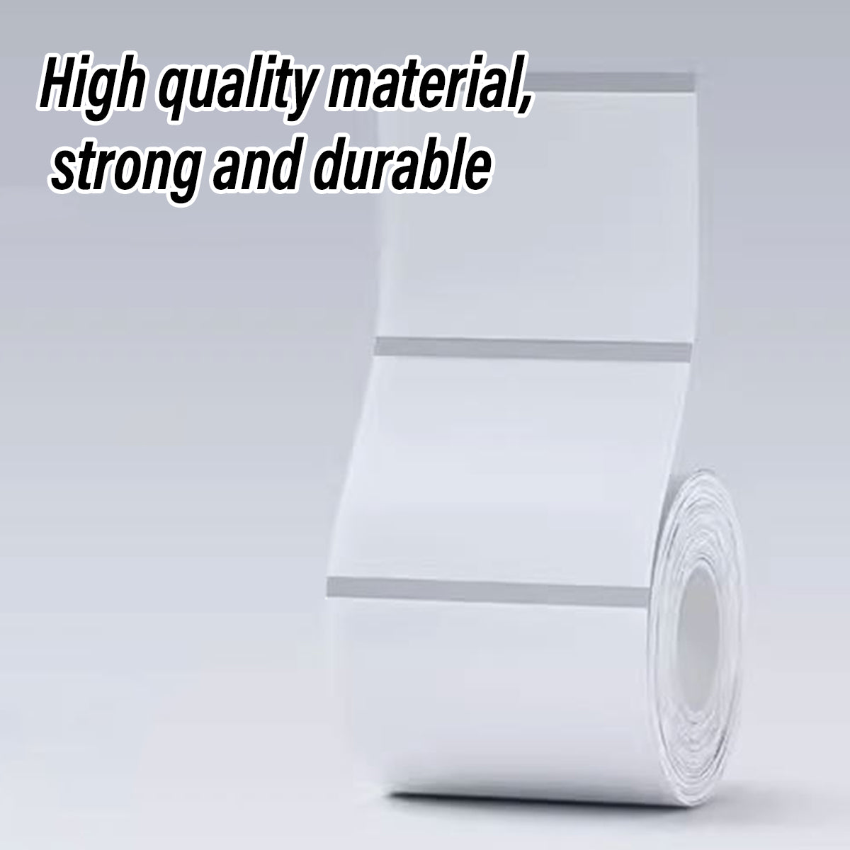 1 Roll Transparent Label Printer Paper Waterproof Name Stickers