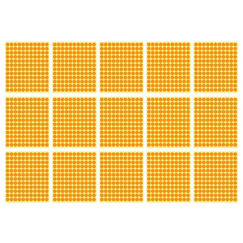 13mm Round Sticker Dots Adhesive Labels 1/5/15 Sheets