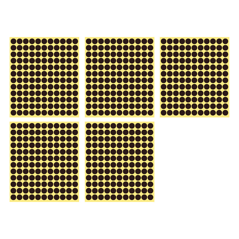 13mm Round Sticker Dots Adhesive Labels 1/5/15 Sheets