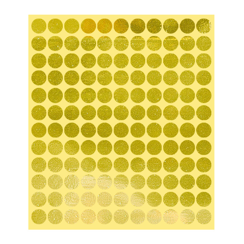 13mm Round Sticker Dots Adhesive Labels 1/5/15 Sheets