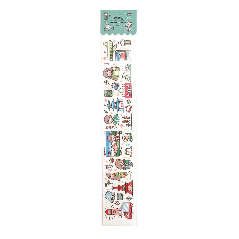 8 Styles DIY Journal Decoration Stickers for Diary