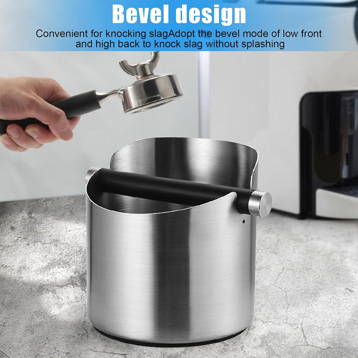 Stainless Steel Coffee Knock Box for Espresso