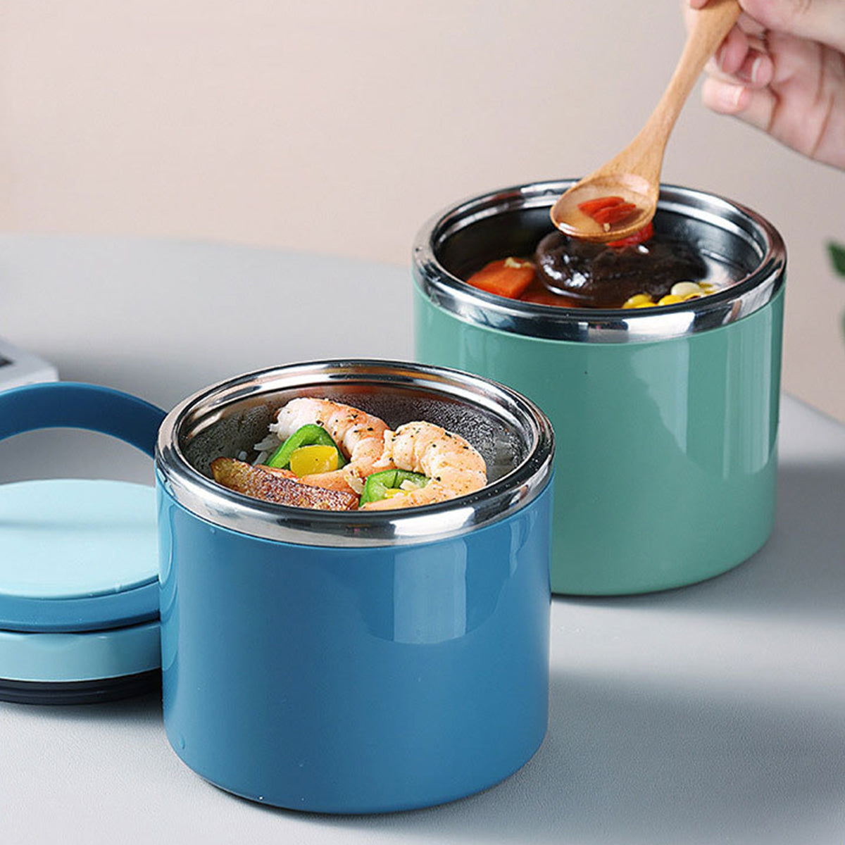 1L Stainless Steel Insulated Lunch Box