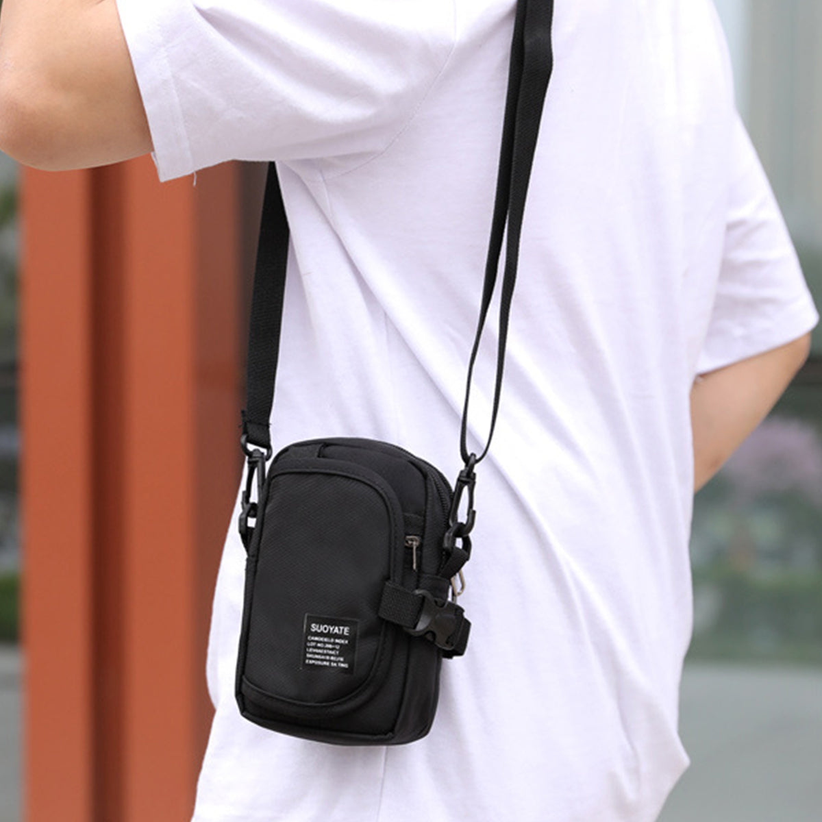 Water-Resistant Crossbody Bag with Multiple Styles