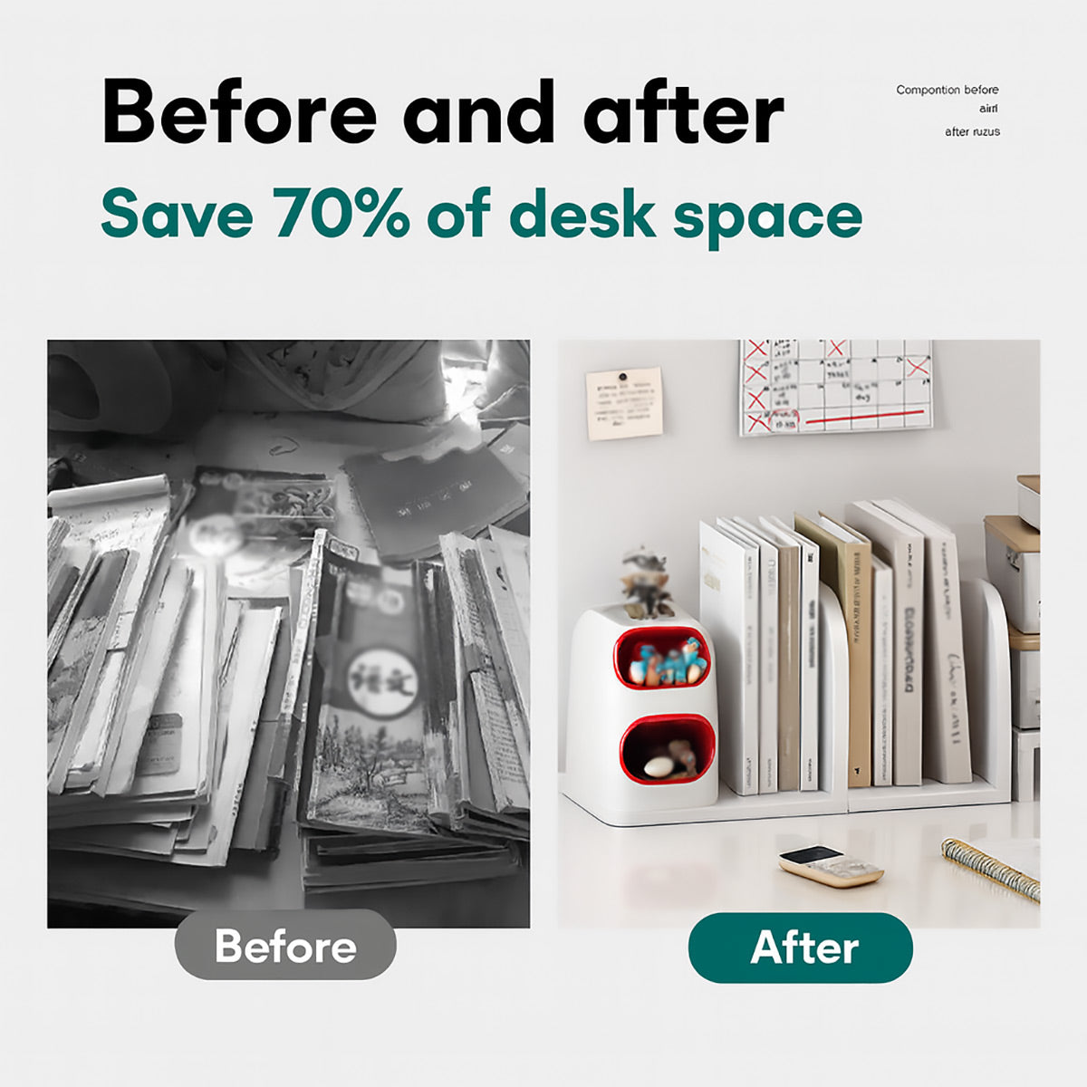 Desktop Storage Organiser Dividers and Pen Holder