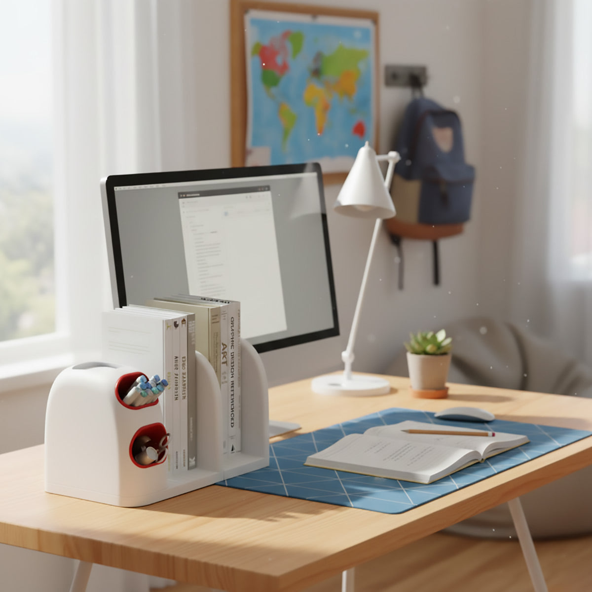 Desktop Storage Organiser Dividers and Pen Holder