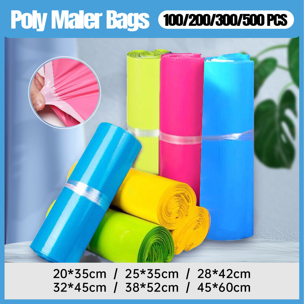 Poly Mailer Bags Self Sealing Plastic Courier Packing Satchels