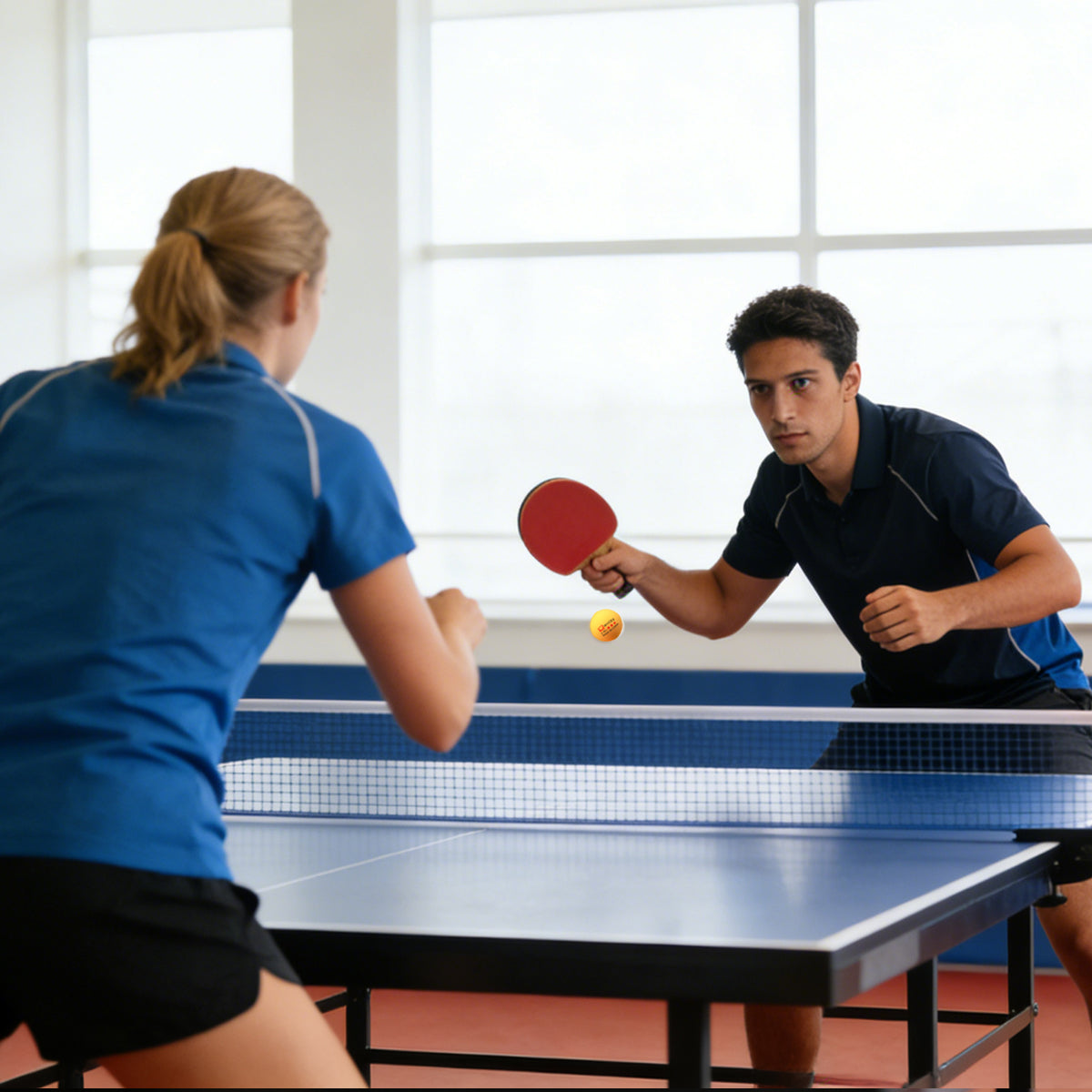 100pcs 2-Star 40mm Seamless ABS Table Tennis