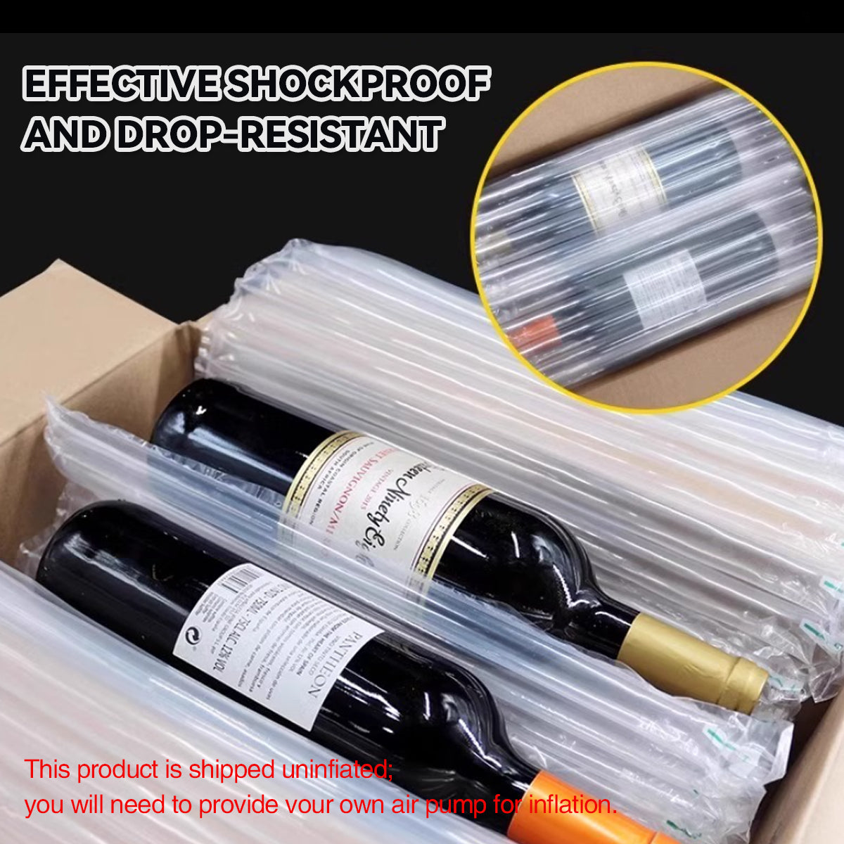 Thickened Bubble Column Cushion Packing Roll