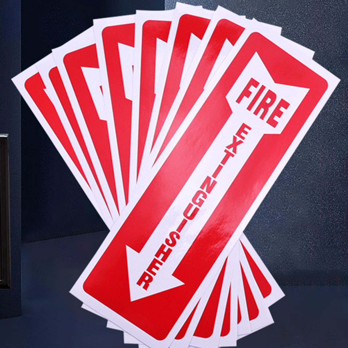 30 Pcs Fire Extinguisher Indicator Stickers