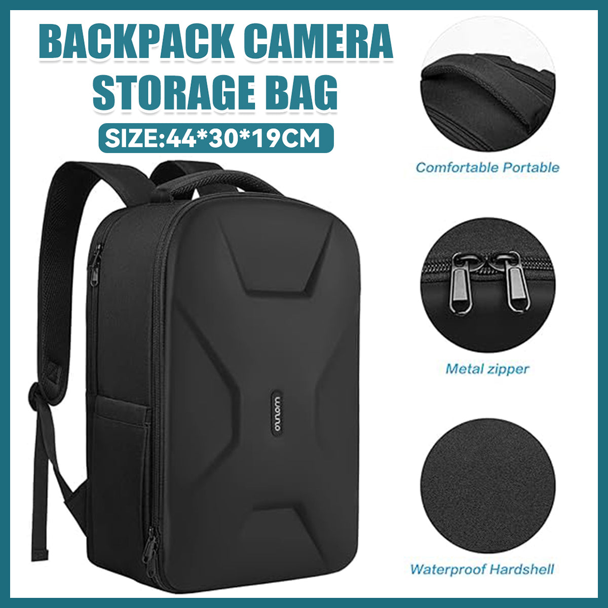 Outdoor Camera Backpack Waterproof Shell Dividers