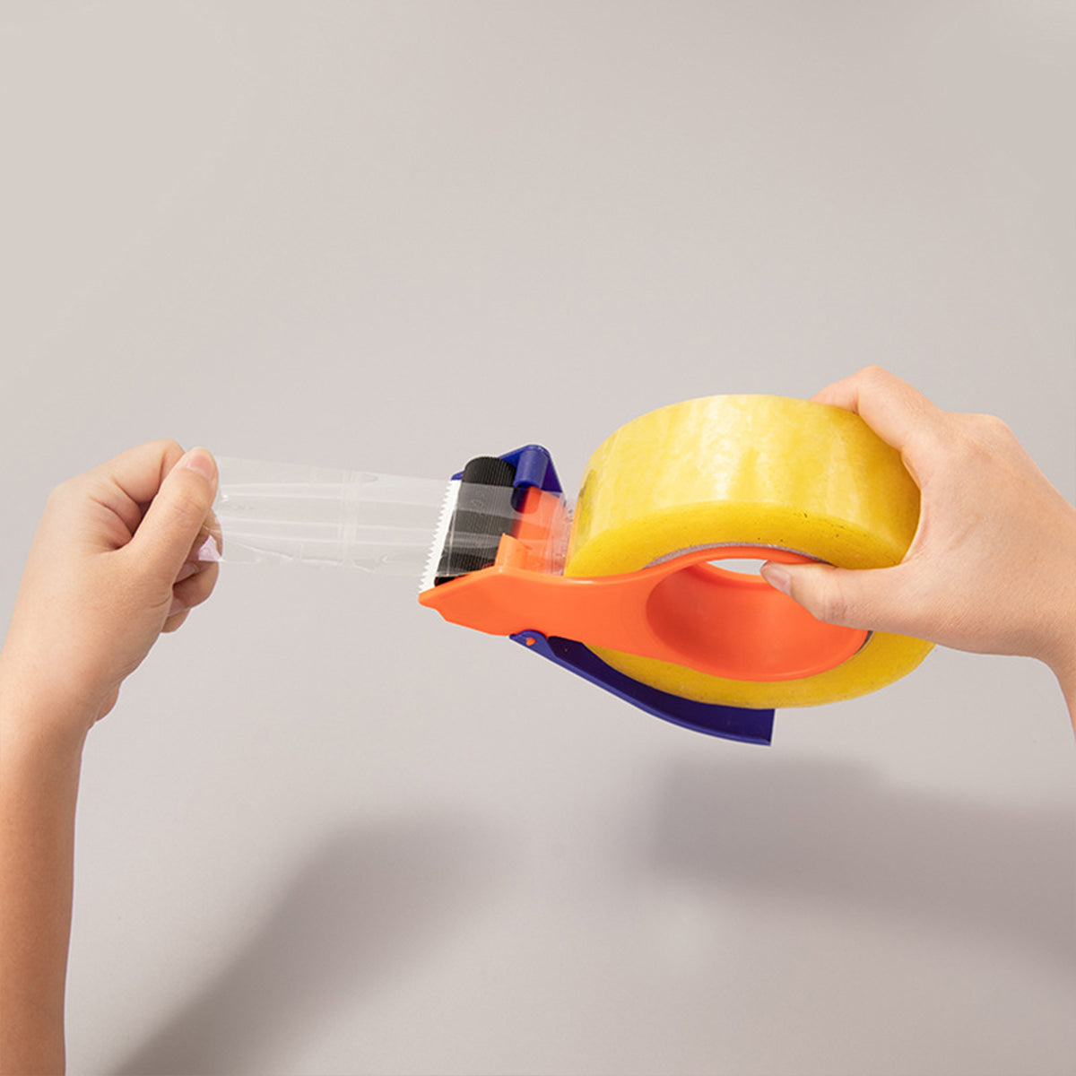 10 Pcs 5cm Tape Cutter Handheld Dispenser with Metal Blade