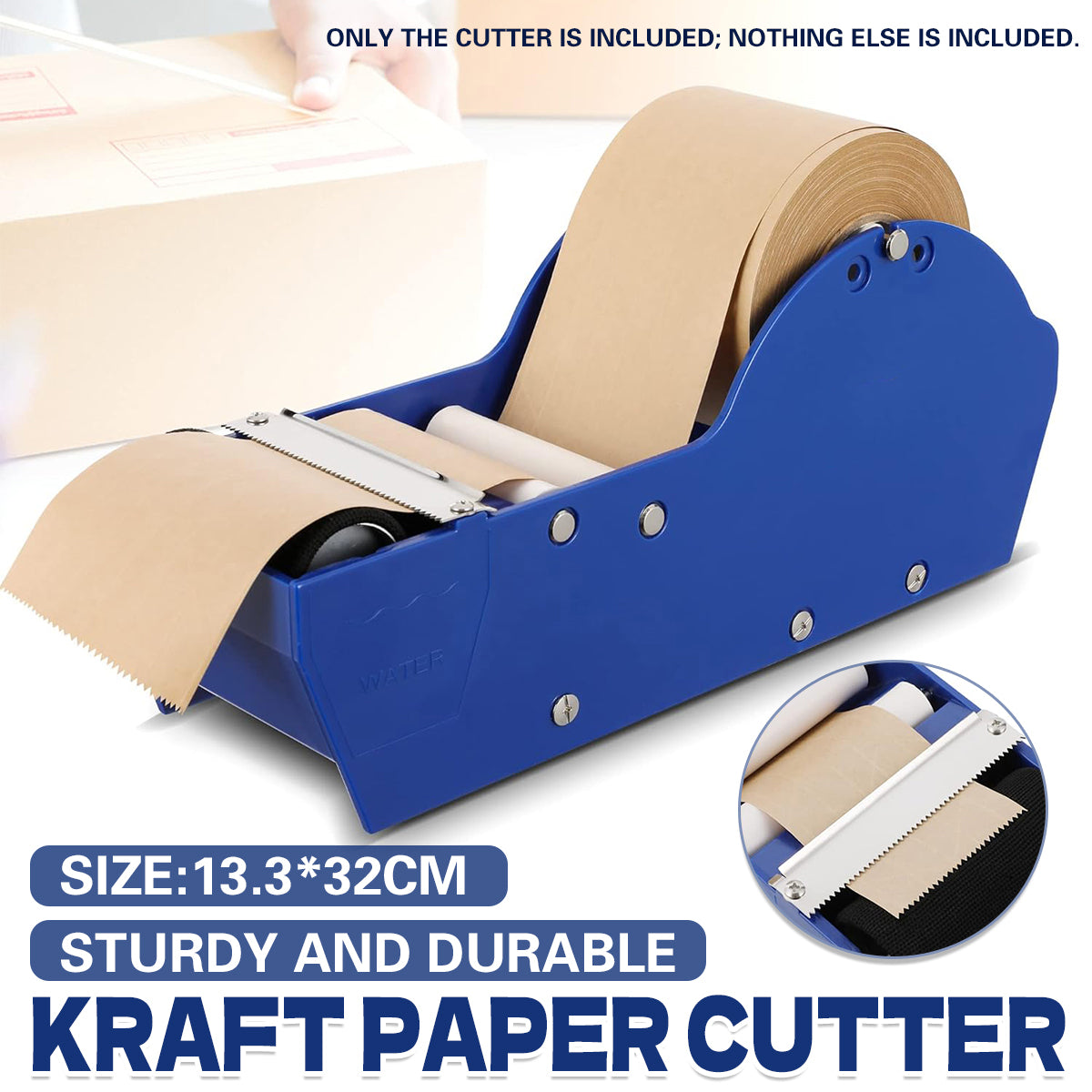 Water Activated Kraft Tape Dispenser for Boxes