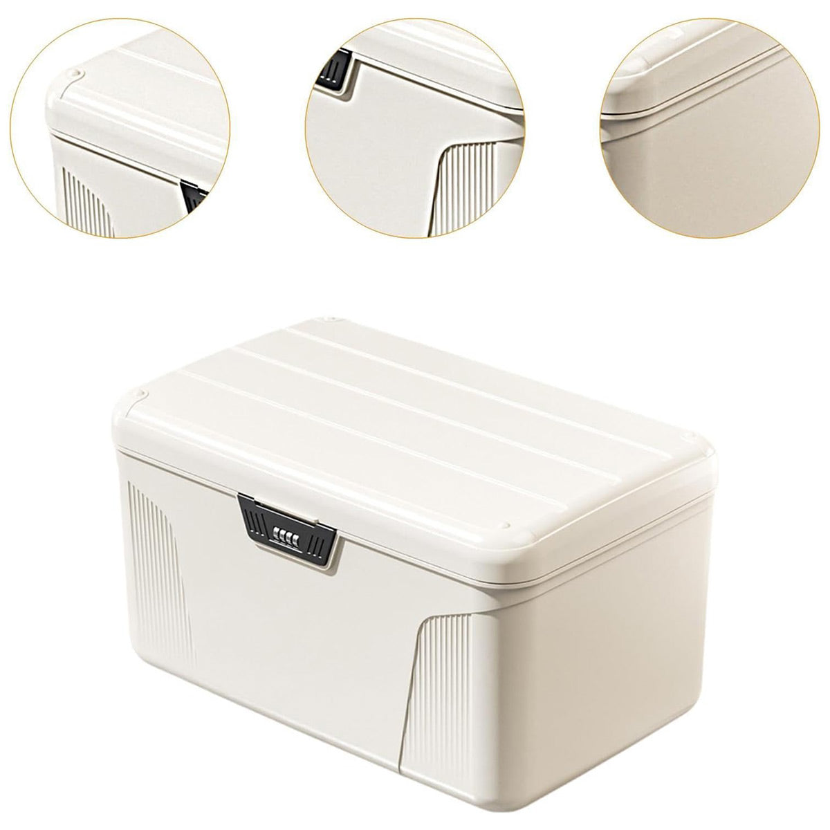 Large Capacity Lockable Storage Box for Valuables