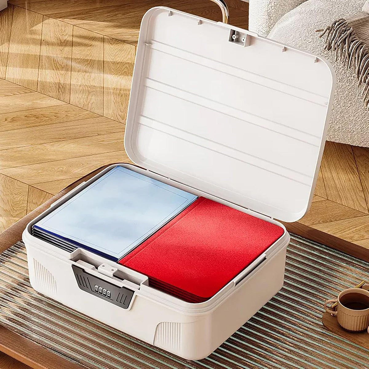 Large Capacity Lockable Storage Box for Valuables