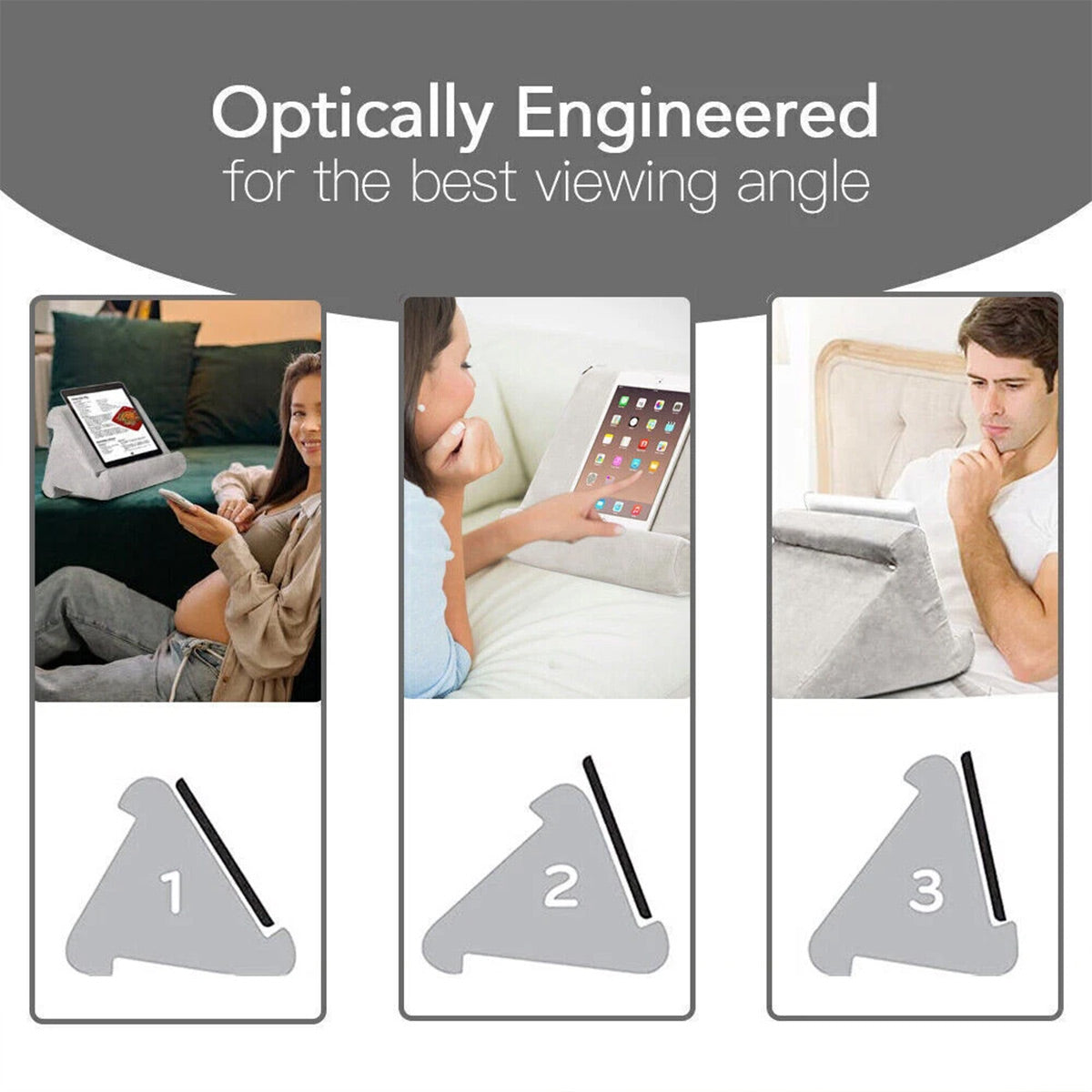 Multi-Angle Reading Pillow Stand for Tablet