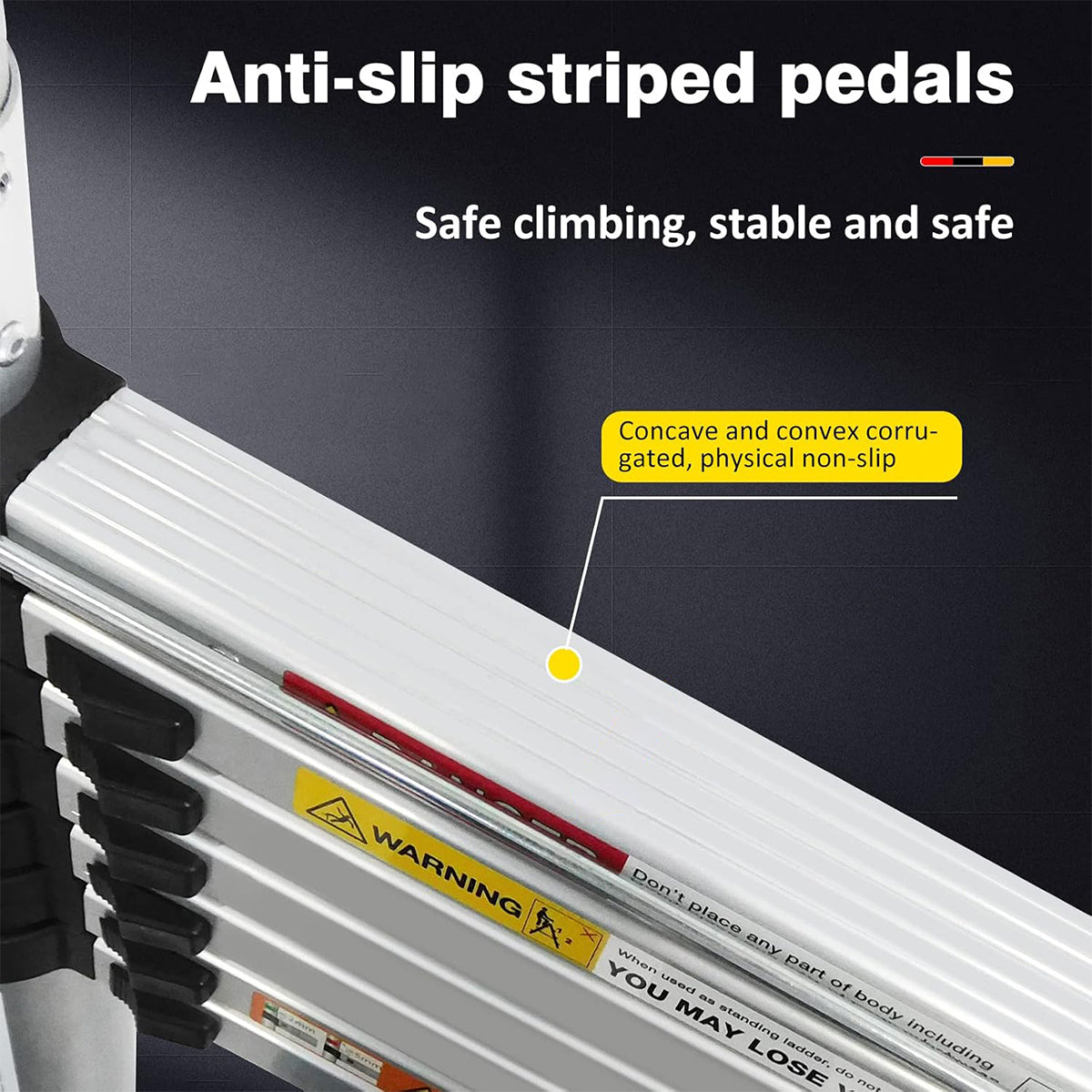 Retractable Aluminium Alloy Ladder 320 / 380 cm