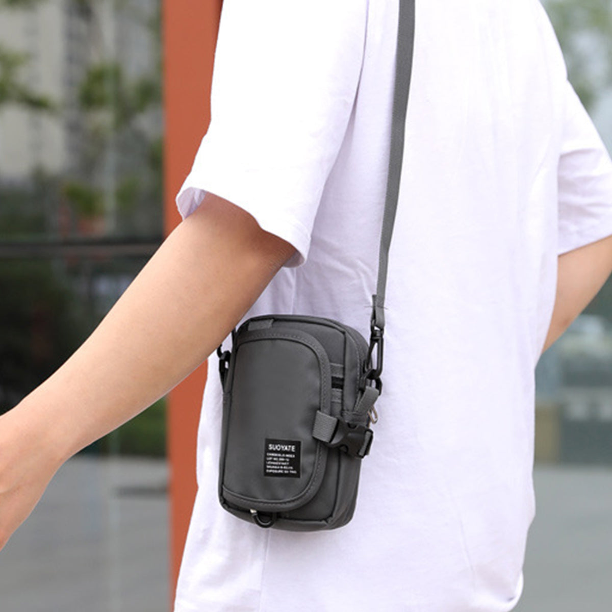 Water-Resistant Crossbody Bag with Multiple Styles