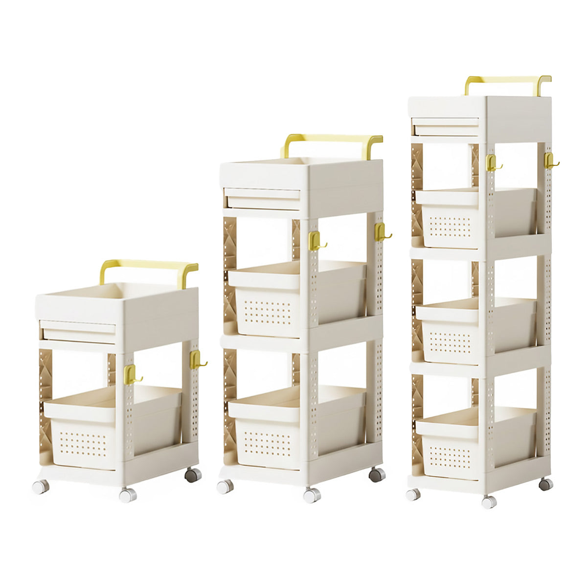Multi Function Rolling Storage Cart 2-4 Tier