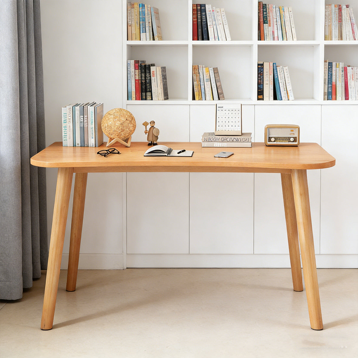 Rectangular Office Desk for Home Study Computer