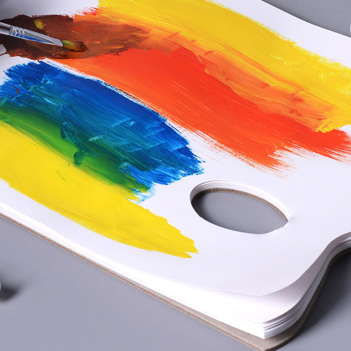 2 Pcs Double-Sided Disposable Paper Palette Sheets