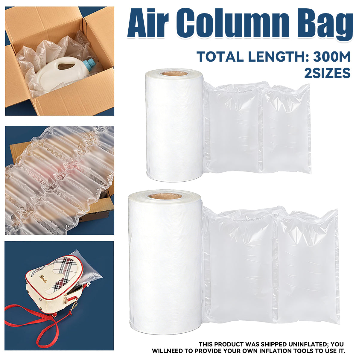 Inflatable Air Column Packing Bag Roll 300m