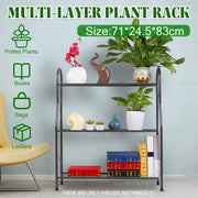 3-Tier Metal Flower Stand for Indoor and Outdoor
