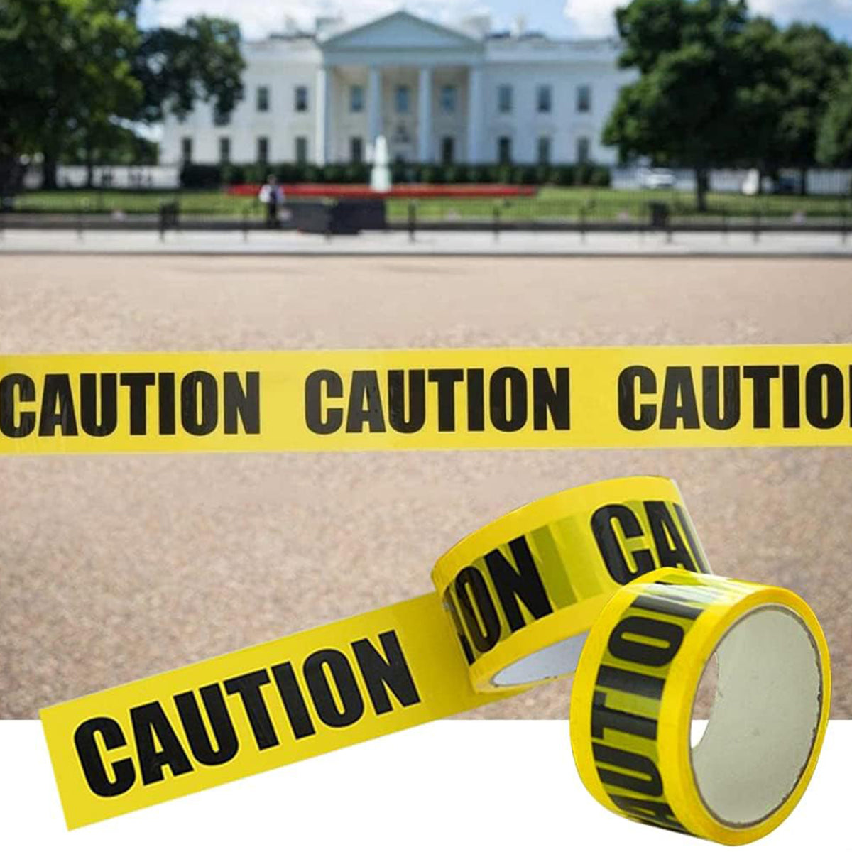 5pcs 100m Caution Warning Tape for Safety Barrier