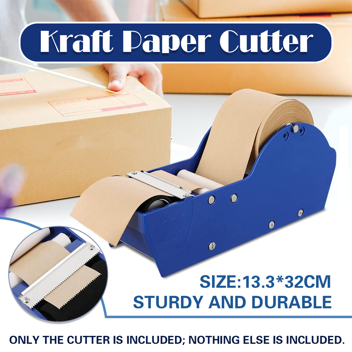 Water Activated Kraft Tape Dispenser for Boxes