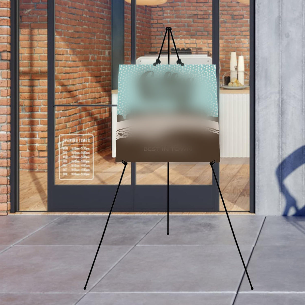 Adjustable Folding Metal Tripod Easel High Stability Stand