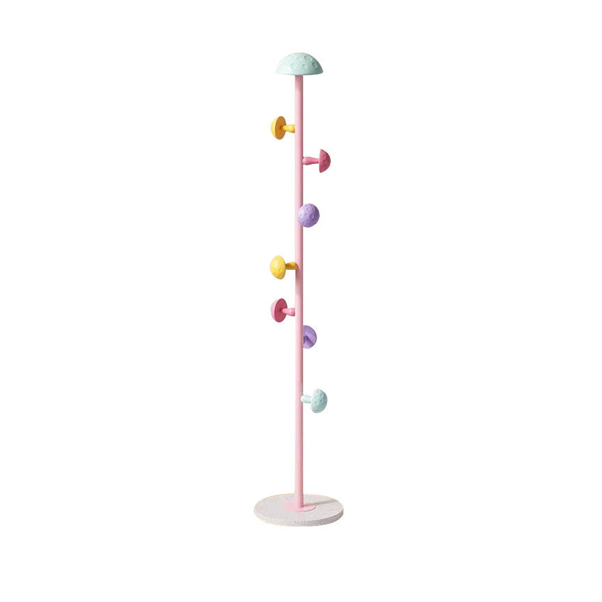 Kids Floor Coat Rack with Mushroom Hooks Bedroom