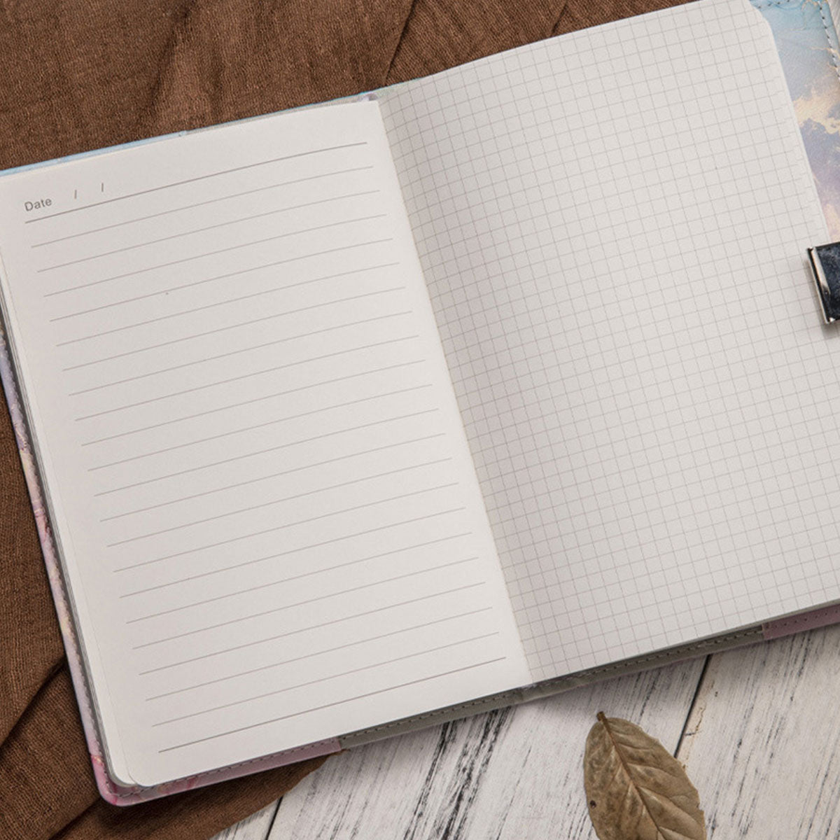 Lockable Password Notebook PU Cover for Planning