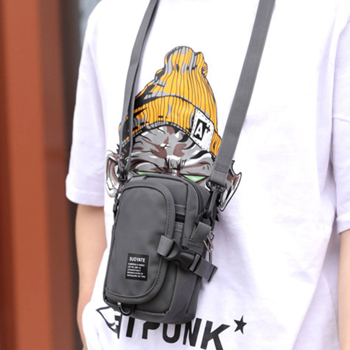 Water-Resistant Crossbody Bag with Multiple Styles