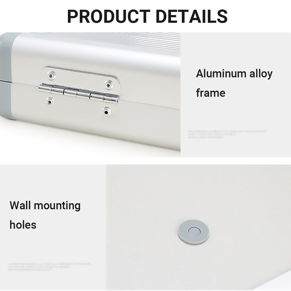 Wall-Mounted Aluminium Alloy Lockable Key Box