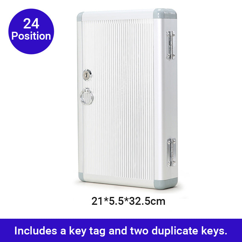 Wall-Mounted Aluminium Alloy Lockable Key Box