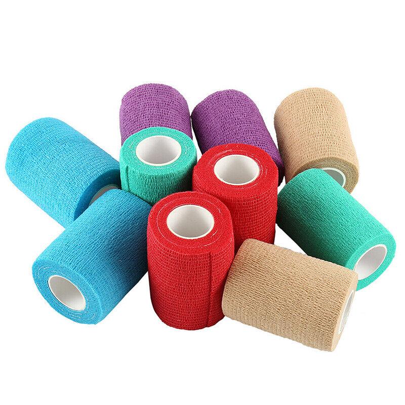 12 Pack Cohesive Vet Wrap Bandage Self-Adhesive
