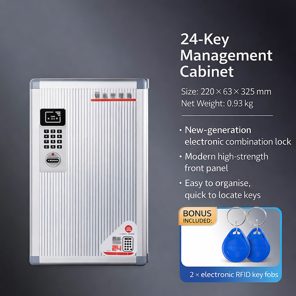 Combination Key Lock Box with 24 or 48 Digit Code
