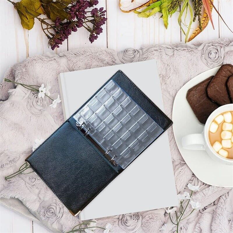 480 Pocket Coin Collection Album Book with Clear Storage Pages