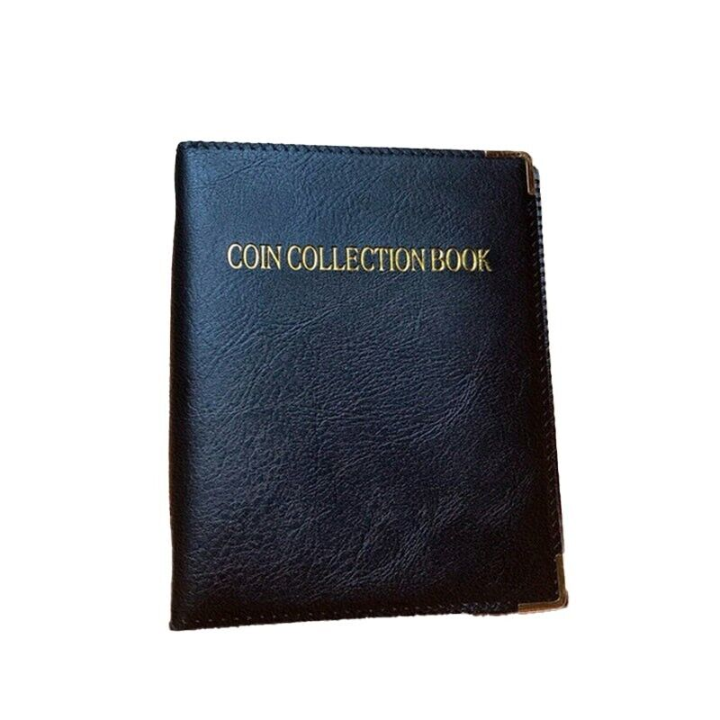 480 Pocket Coin Collection Album Book with Clear Storage Pages