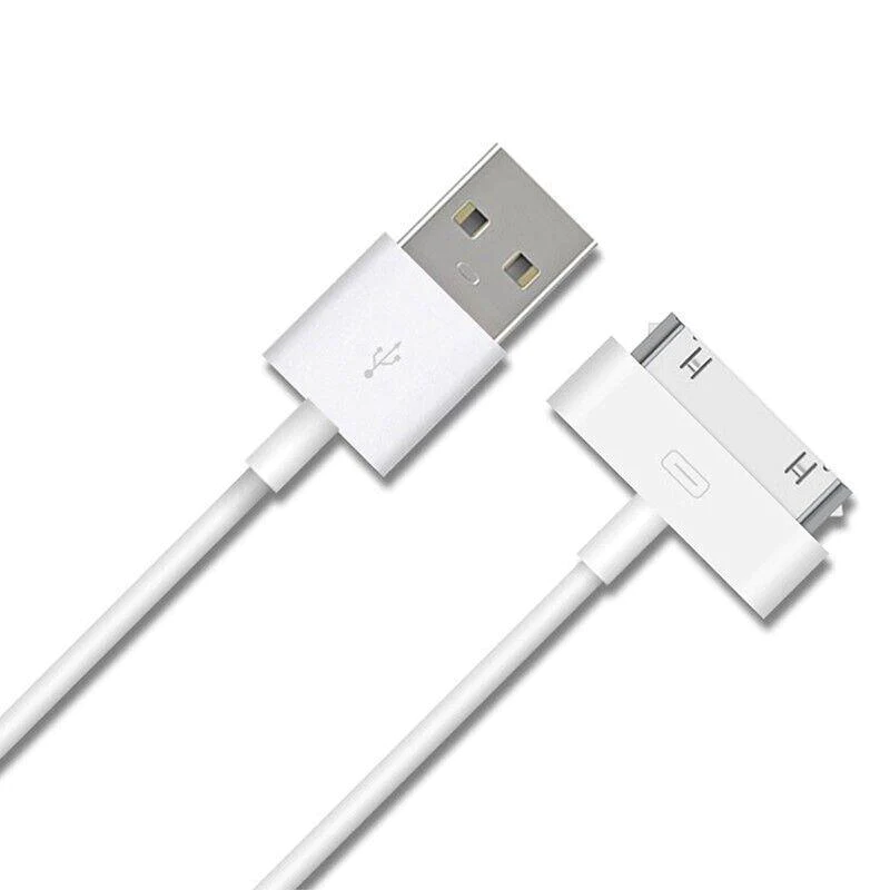 1 Meter USB Data Charger Cable for iPhone 4 4S iPod iPad White