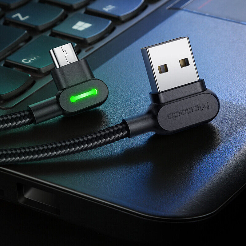 MCDODO Fast USB Charging Cable 90 Degree Heavy Duty for iPhone