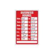 Business Hours Open Close Sign Board Door Hanging